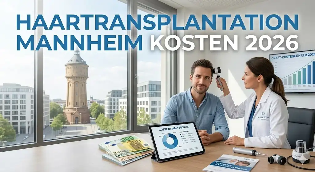 Haartransplantation Mannheim Kosten 2026 – Preise, Methoden & Ergebnisse