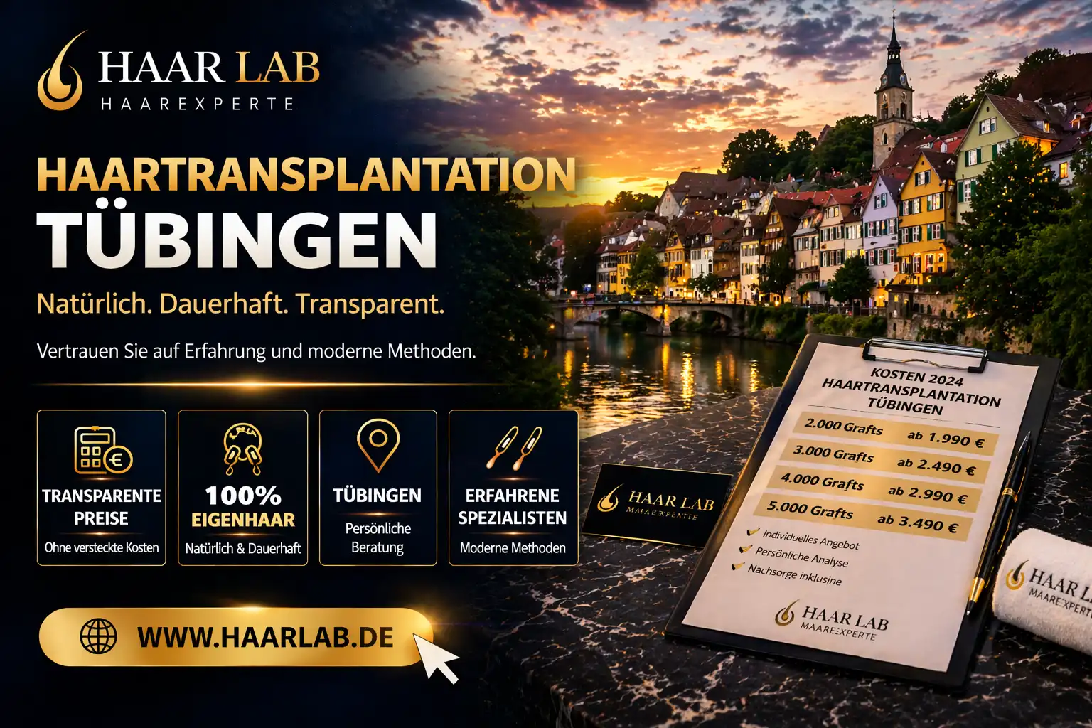 Haartransplantation Tübingen | Top Methoden & Ergebnisse 2026