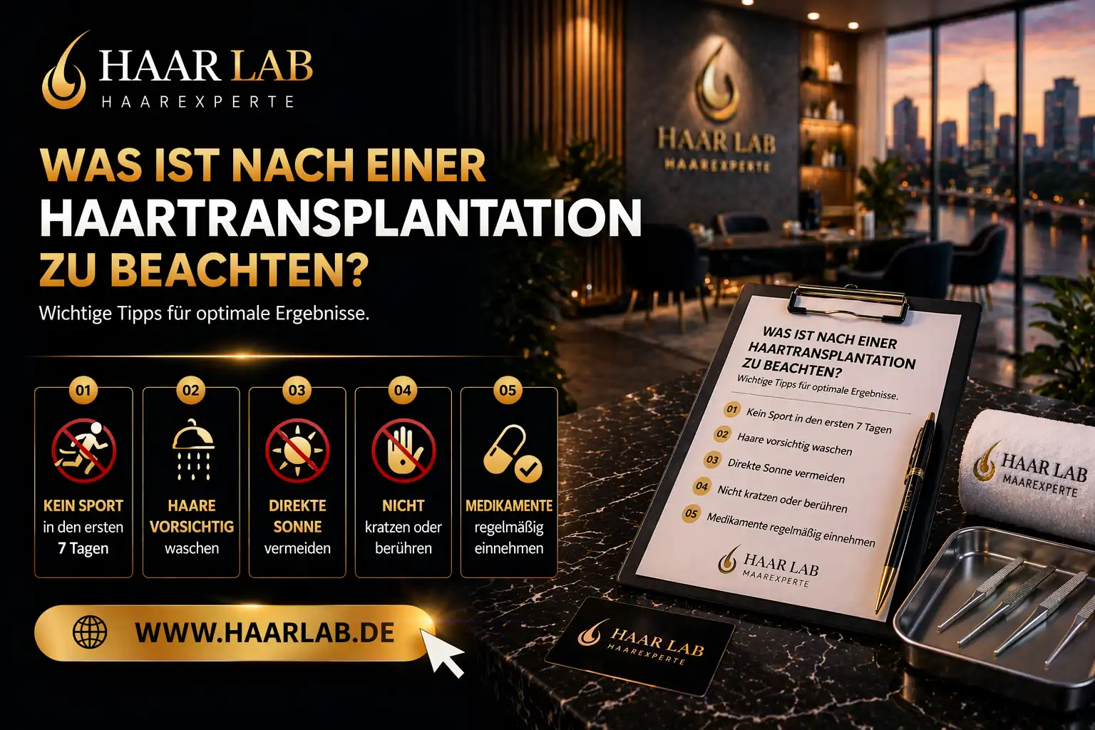 Verhalten nach der Haartransplantation: Der ultimative Ratgeber 2026